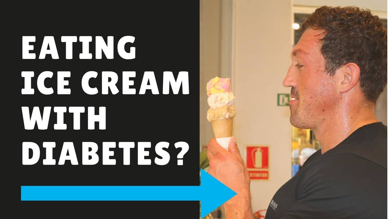 milk and cookies icecream for diabetes patients