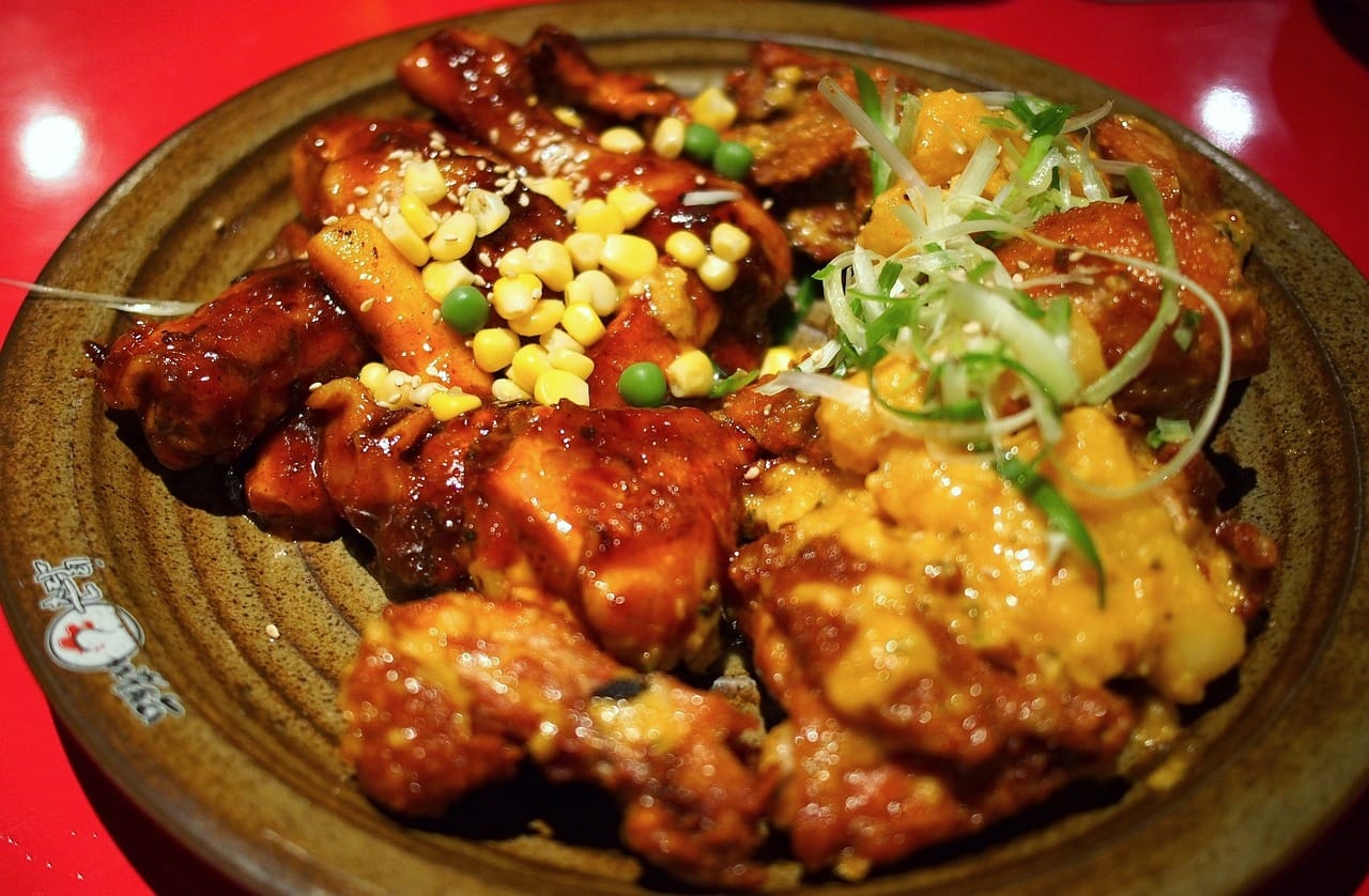 korean fried chicken cheesecake factory review
